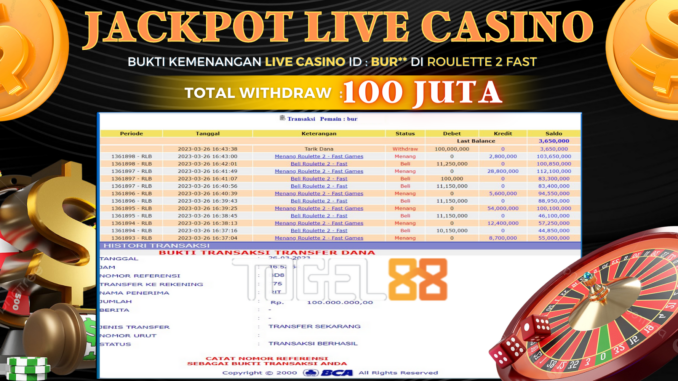 Bukti jackpot Togel88 #40