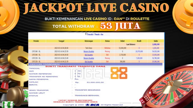 Bukti jackpot Togel88 #7