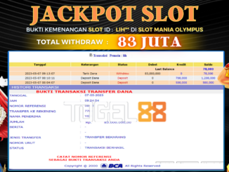 Bukti jackpot Togel88 #159