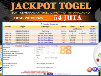 Bukti jackpot Togel88 #248