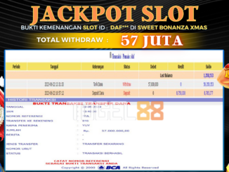 Bukti jackpot Togel88 #266