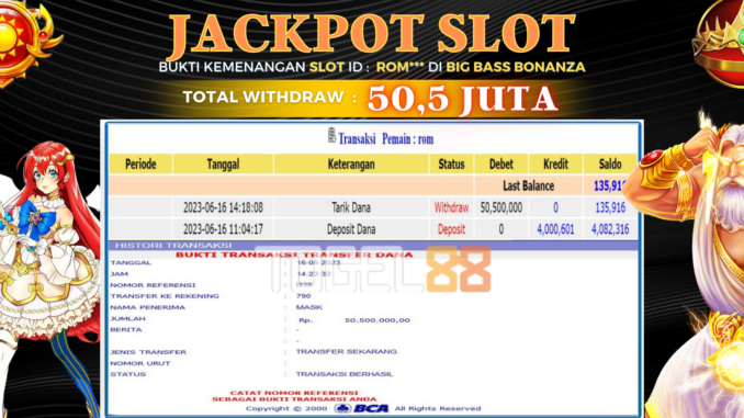 Bukti jackpot Togel88 #247