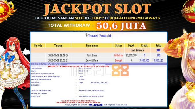 Bukti jackpot Togel88 #239