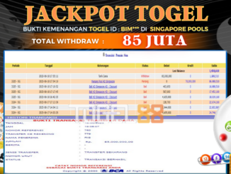 Bukti jackpot Togel88 #256