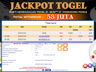 Bukti jackpot Togel88 #271