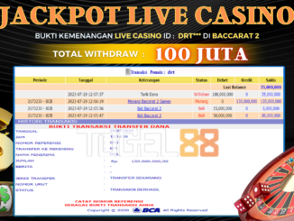 Bukti jackpot Togel88 #345