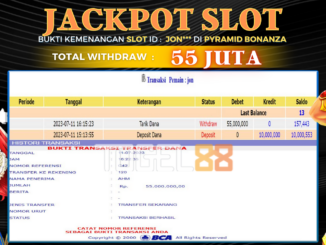 Bukti jackpot Togel88 #297