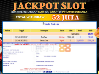 Bukti jackpot Togel88 #269