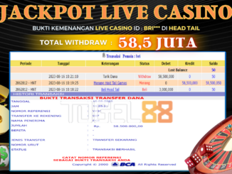 Bukti jackpot Togel88 #347