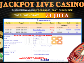 Bukti jackpot Togel88 #368