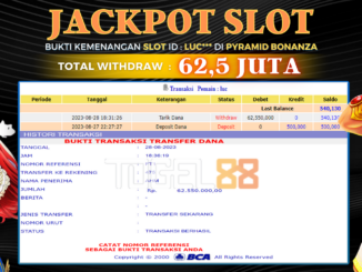 Bukti jackpot Togel88 #382