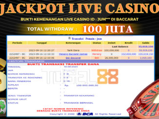 Bukti jackpot Togel88 #441