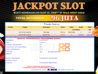 Bukti jackpot Togel88 #397