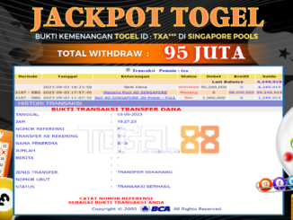 Bukti jackpot Togel88 #401