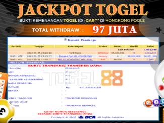 Bukti jackpot Togel88 #470