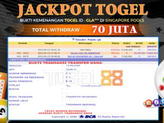 Bukti jackpot Togel88 #432