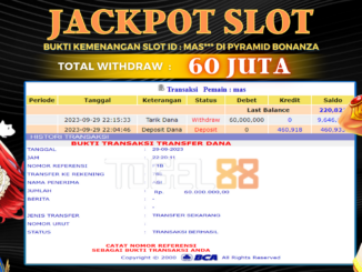 Bukti jackpot Togel88 #478