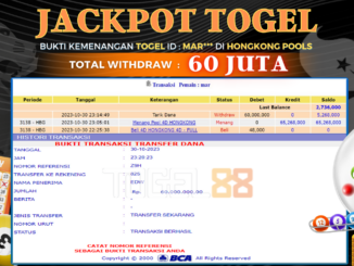 Bukti jackpot Togel88 #496