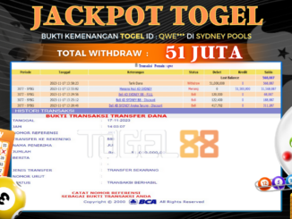 Bukti jackpot Togel88 #488