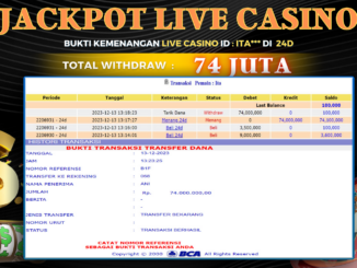 Bukti jackpot Togel88 #550