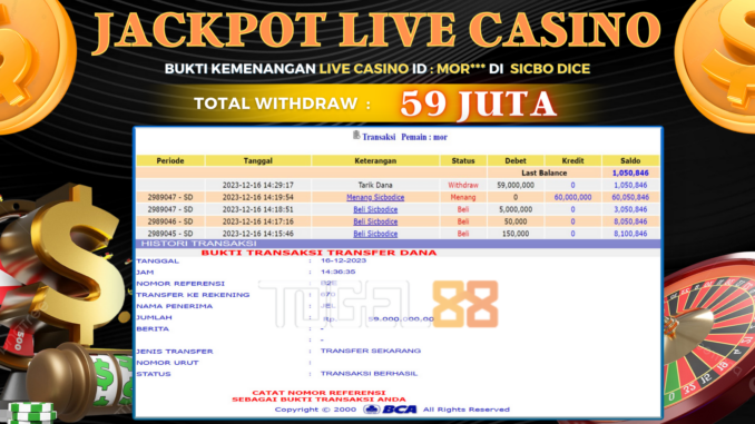 BUKTI JP TOGEL88 #558