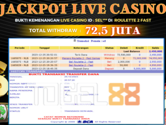 BUKTI JP TOGEL88 #580