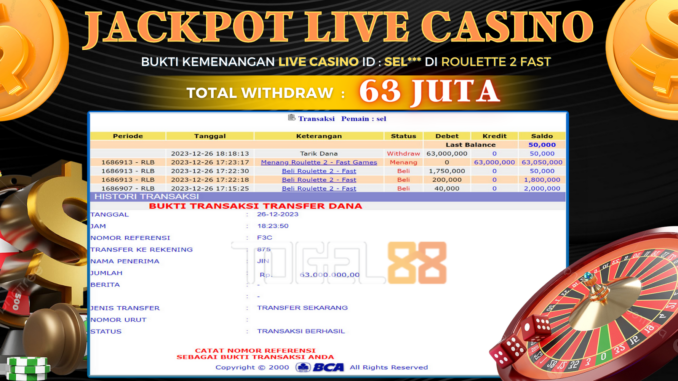 BUKTI JP TOGEL88 #581