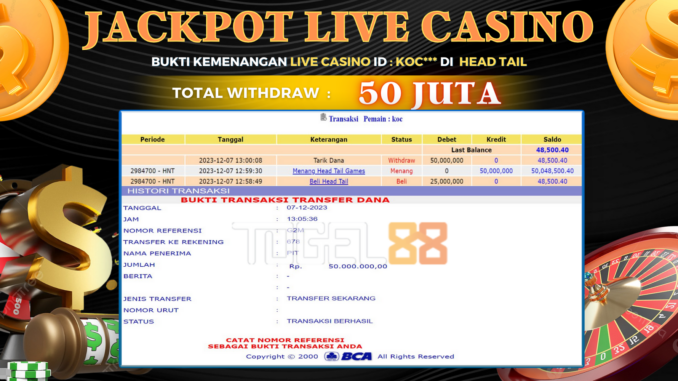 Bukti jackpot Togel88 #535