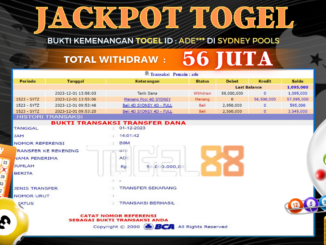 Bukti jackpot Togel88 #521