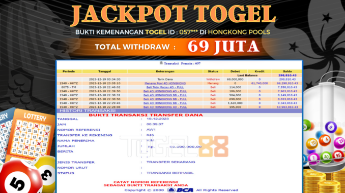 BUKTI JP TOGEL88 #566