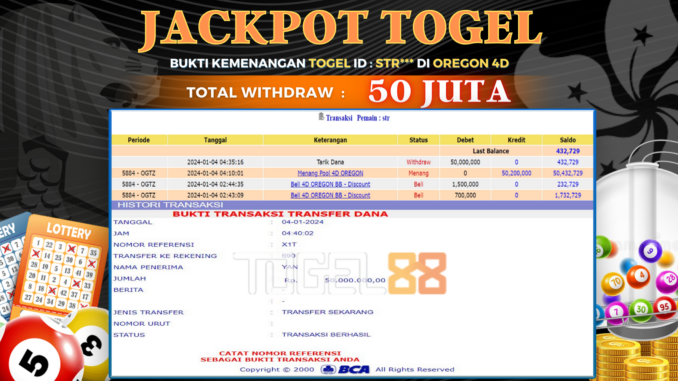 BUKTI JP TOGEL88 #598